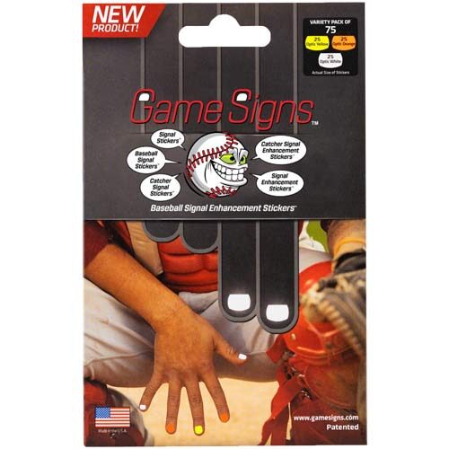 Game Sign Stickers 75 White pack Game Sign Stickers 75 White pack