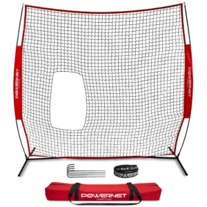 7x7 FT Pitch-Thru Protection Training Screen for Softball