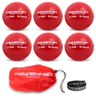 PowerNet Weighted Training Balls 3.2 Inch 12-20oz
