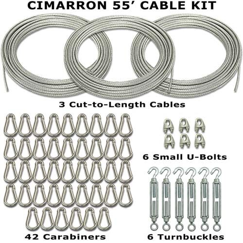 Cable Kit for Batting Cages 55' Cable Kit for Batting Cages 55'