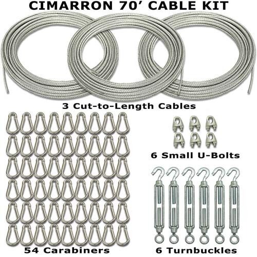 Cable Kit for Batting Cages 70' Cable Kit for Batting Cages 70'