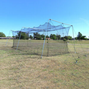 Batting Cage #24 Net with Cable Frame - 30' x 12' x 10'