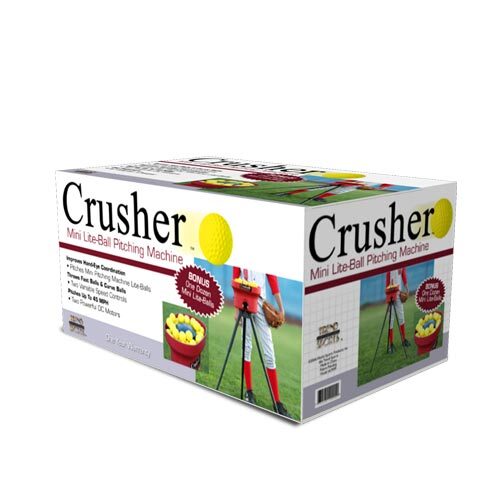 Crusher-Fastball-Curveball-Mini-Ball-Pitching-Machine-Package Crusher-Fastball-Curveball-Mini-Ball-Pitching-Machine-Package