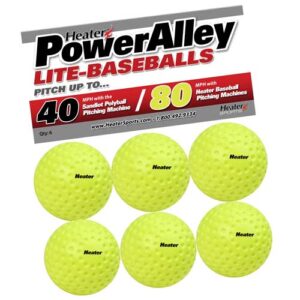 PowerAlley 80 Sandlot 40 MPH Lite Baseballs