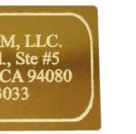 4"x2" Solid Brass Plate