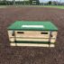 8 Inch Tall Extra Wide Portable Pitching Mound Bottom View