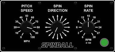 Spinball Pitching Machine 3 wheel image