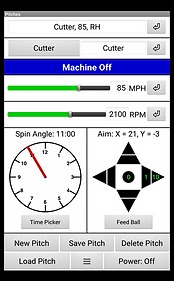 Spinball Pitches on Mobile View